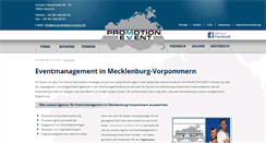 Desktop Screenshot of mv-promotion-rostock.de